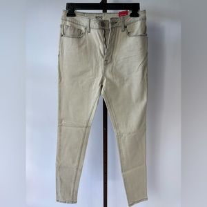BDG from Urban Outfitters Off White/Grey High Waist Skinny Jeans (W: 26 L: 29)